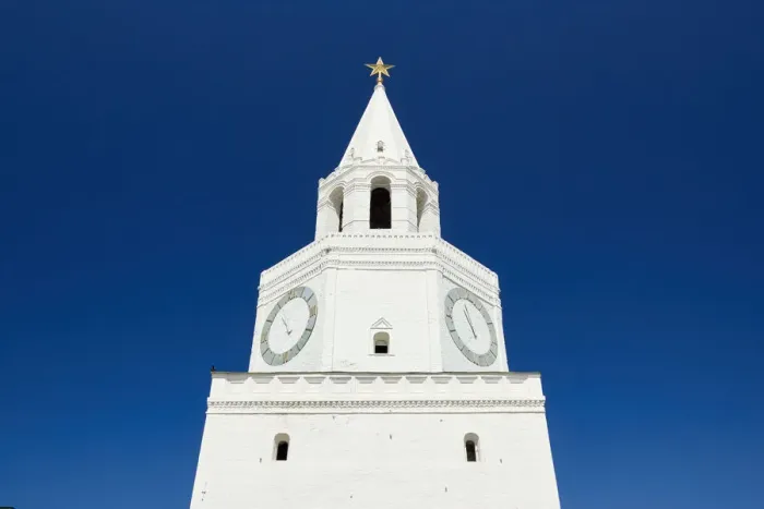 Framed Print : Spasskaya tower in Kazan Kremlin Framed Print : Spasskaya tower in Kazan Kremlin