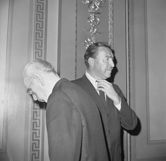Framed Print : Speaker John W. McCormack and Representative Adam Clayton Powell Framed Print : Speaker John W. McCormack and Representative Adam Clayton Powell