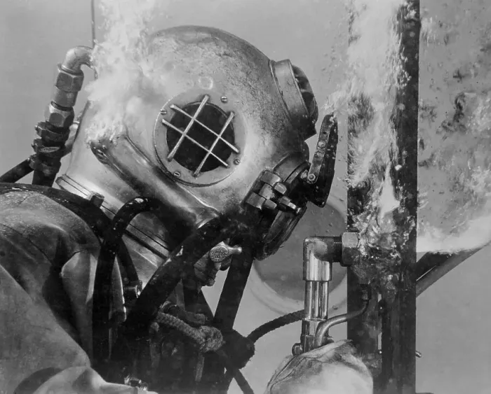 Framed Print : Special Underwater Cutting Torch