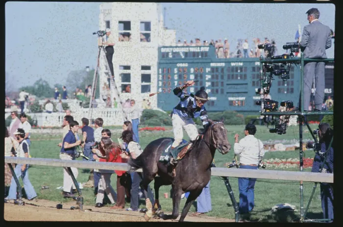 Framed Print : Spectacular Bid Wins Kentucky Derby Framed Print : Spectacular Bid Wins Kentucky Derby
