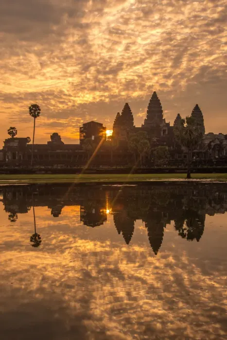 Framed Print : The spectacular landscape of Angkor Wat the world heritage site of Cambodia during the sunrise Framed Print : The spectacular landscape of Angkor Wat the world heritage site of Cambodia during the sunrise