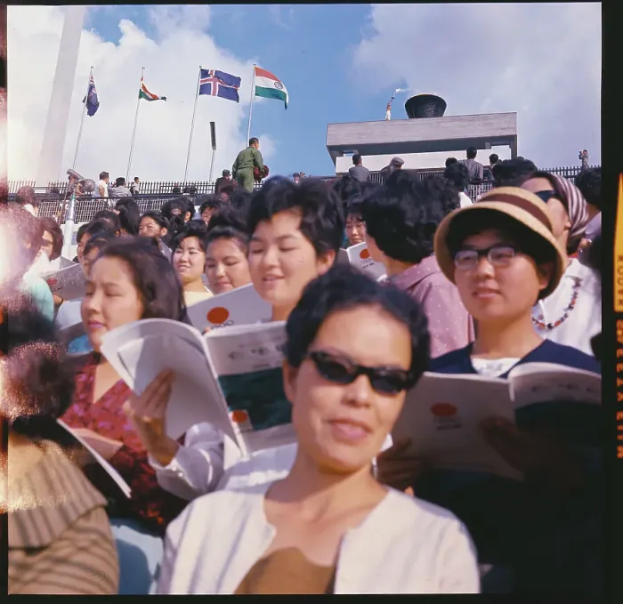 Framed Print : Spectators Attending Olympics
