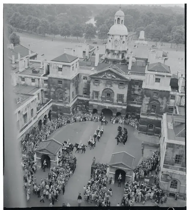 Framed Print : Spectators at the Changing of the Guard Framed Print : Spectators at the Changing of the Guard