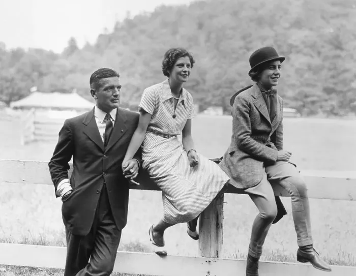 Framed Print : Spectators At Tuxedo Horse Show Framed Print : Spectators At Tuxedo Horse Show
