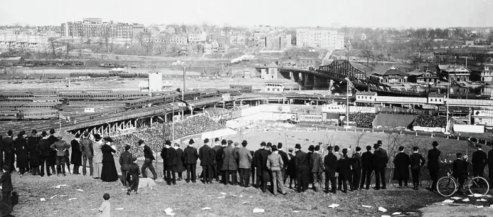Framed Print : Spectators Watching the 1905 World Series