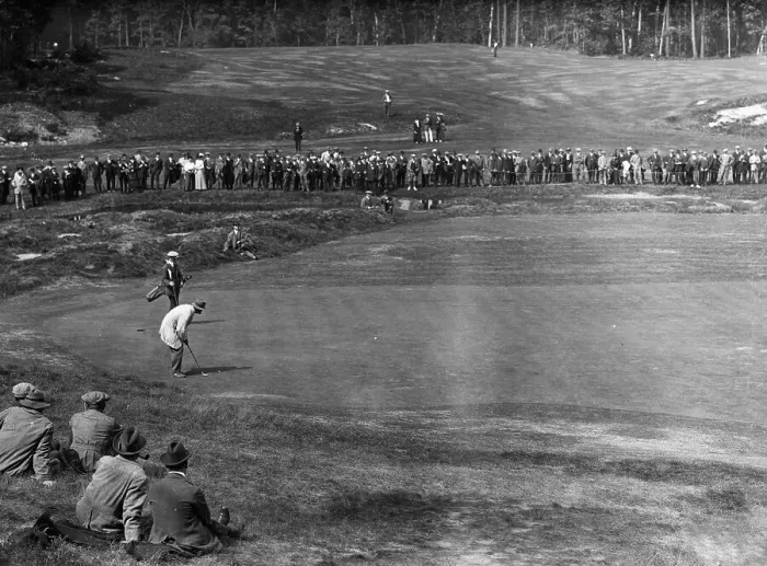 Framed Print : Spectators Watching U.S. Open Framed Print : Spectators Watching U.S. Open