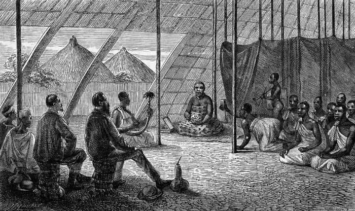 Framed Print : Speke & Grant In Central Africa (Illus.) Framed Print : Speke & Grant In Central Africa (Illus.)