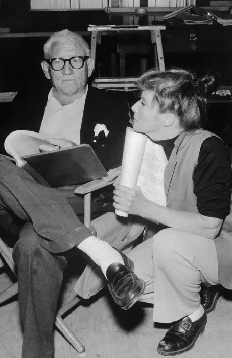 Framed Print : Spencer Tracy and Katharine Hepburn Between Scenes Framed Print : Spencer Tracy and Katharine Hepburn Between Scenes