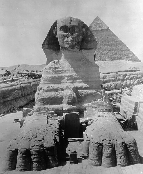Sphinx. The Great Sphinx at Giza. (Photo by Three Lions / Getty Images)