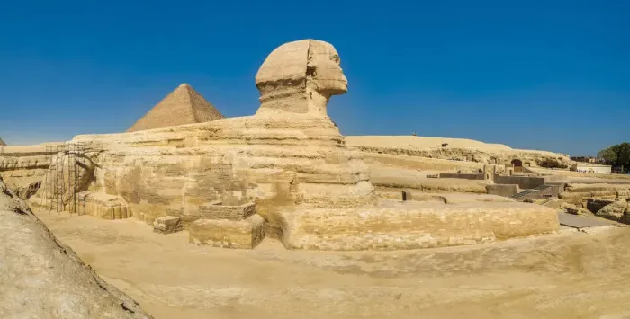Framed Print : The Sphinx and Cheops Pyramid Framed Print : The Sphinx and Cheops Pyramid