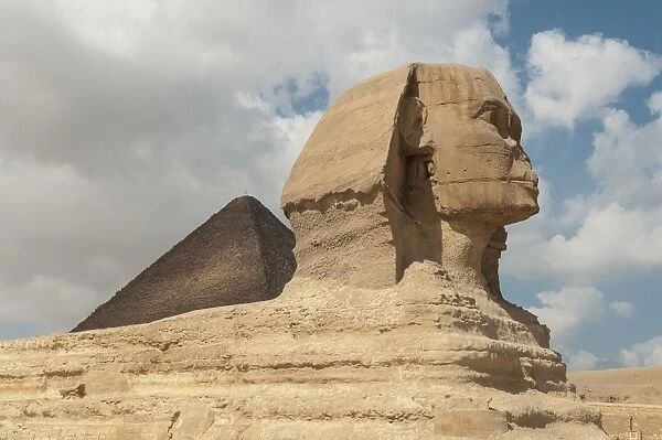 The Sphinx, guardian of the Giza Plateau, Cairo, Egypt