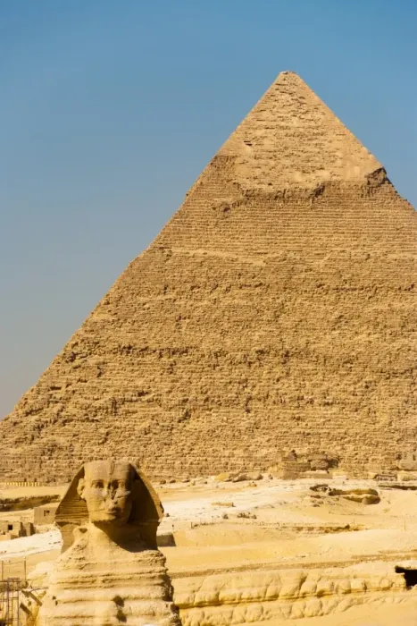 Framed Print : Sphinx Off-Center Pyramid Khafre Framed Print : Sphinx Off-Center Pyramid Khafre