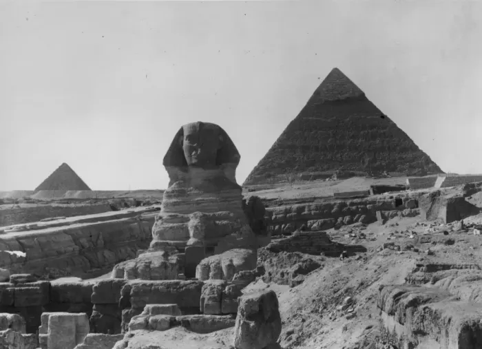 Framed Print : Sphinx And Pyramids Framed Print : Sphinx And Pyramids