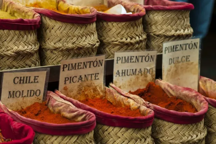 Framed Print : Spices on the market, Granada province, Andalucia, Spain Framed Print : Spices on the market, Granada province, Andalucia, Spain