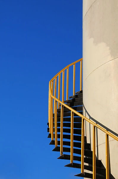 Spiral Staircase Of Palm Oil Storage, Spiral Staircase For Storage Tanks
