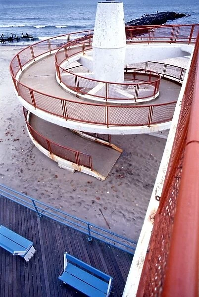 Spiral stairway, Jersey Shore
