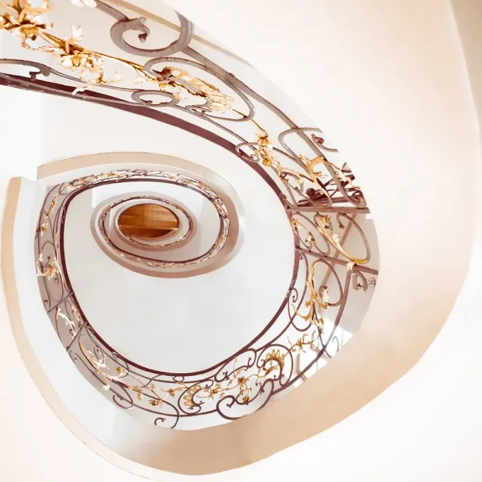 Framed Print : Spiral straicase