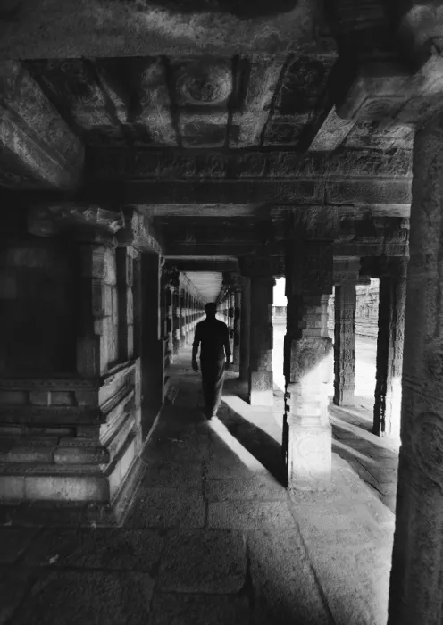 Framed Print : Spiritual walk at Darasuram Airavateswarar Temple Framed Print : Spiritual walk at Darasuram Airavateswarar Temple