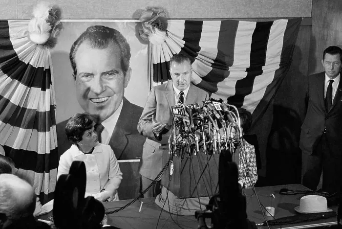 Framed Print : Spiro Agnew and Wife Meet the Press Framed Print : Spiro Agnew and Wife Meet the Press