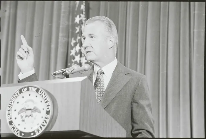 Framed Print : Spiro T. Agnew Gesturing at Podium Framed Print : Spiro T. Agnew Gesturing at Podium