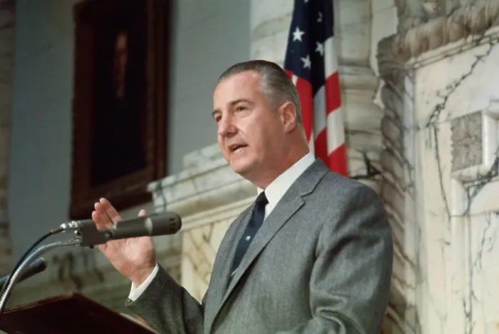 Framed Print : Spiro T. Agnew Speaking Framed Print : Spiro T. Agnew Speaking