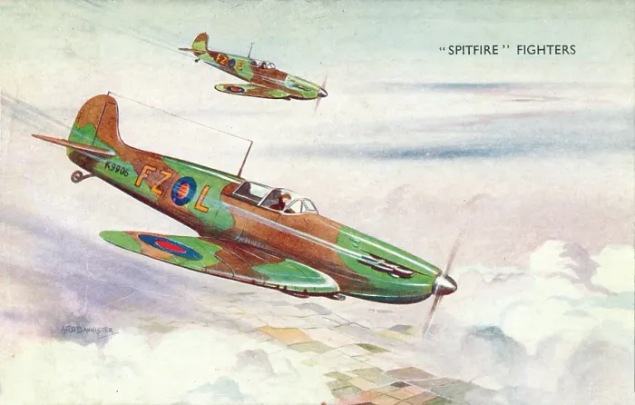 Framed Print : Spitfire Fighters, c1940 Framed Print : Spitfire Fighters, c1940