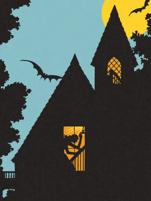 Framed Print : Spooky House Framed Print : Spooky House