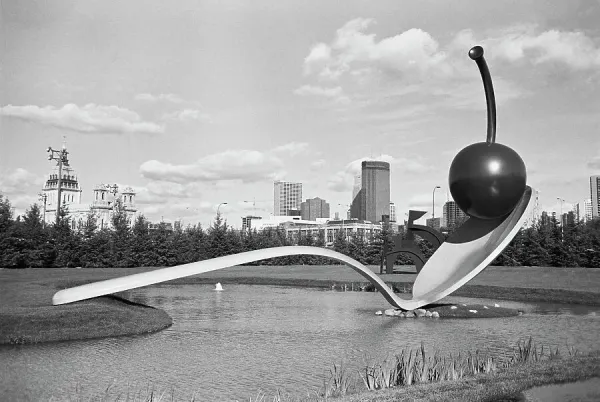 Spoonbridge and Cherry Print, Minneapolis Sculpture Garden. Art