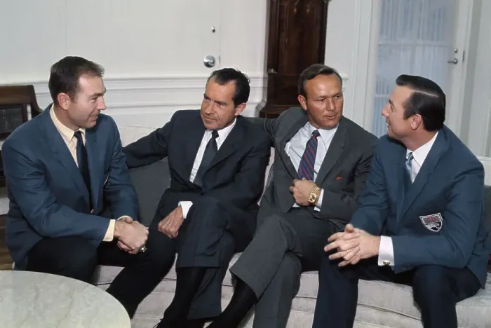 Framed Print : Sports Figures and Richard Nixon Framed Print : Sports Figures and Richard Nixon