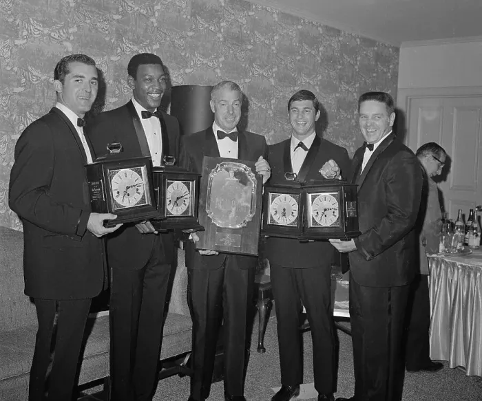 Framed Print : Sports Greats Receiving Awards Framed Print : Sports Greats Receiving Awards