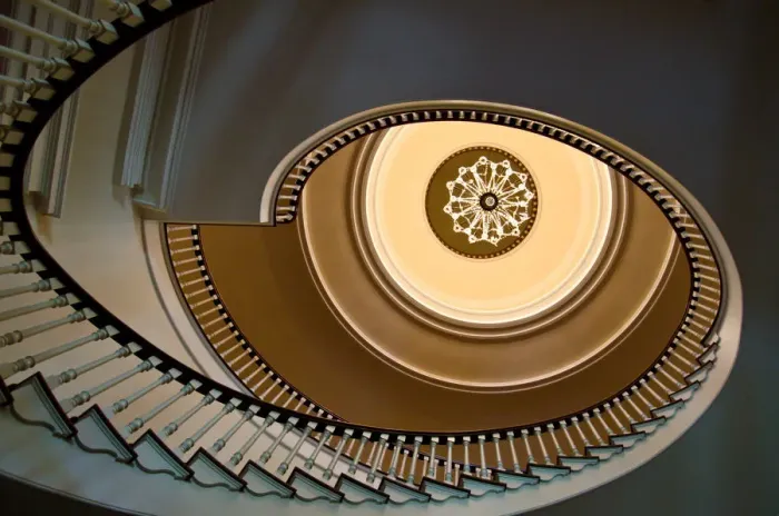 Framed Print : Sprial staircase Framed Print : Sprial staircase