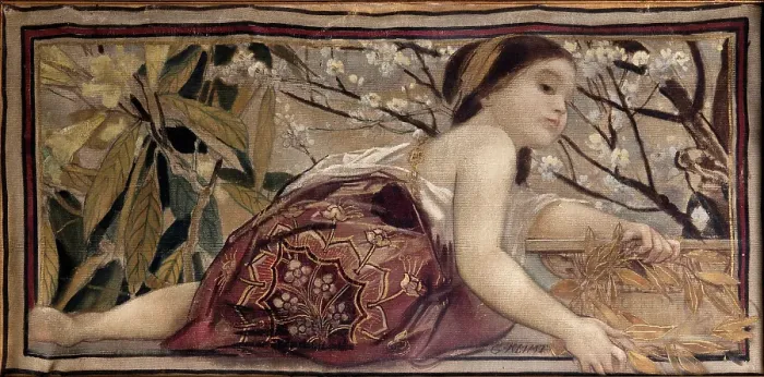 Framed Print : Spring, circa 1884. Found in the Collection of the Muzeul National Peles, Sinaia Framed Print : Spring, circa 1884. Found in the Collection of the Muzeul National Peles, Sinaia