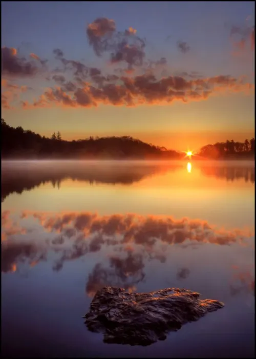Framed Print : Spring Dawn, Perthshire Scotland Framed Print : Spring Dawn, Perthshire Scotland