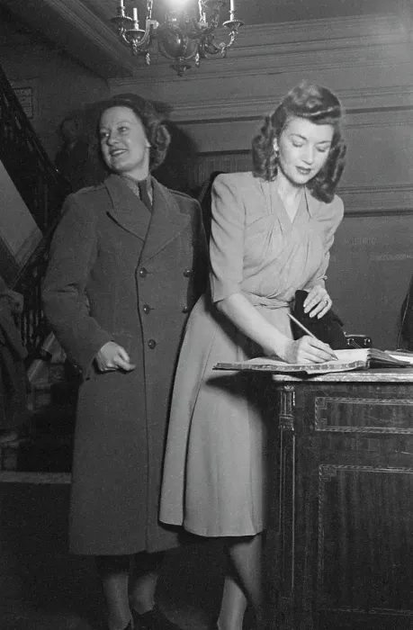 Framed Print : Spring Fashions In Wartime