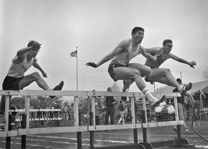Framed Print : The Sprint Hurdles Framed Print : The Sprint Hurdles