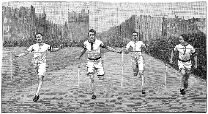 Framed Print : Sprinting to the Finishing Line