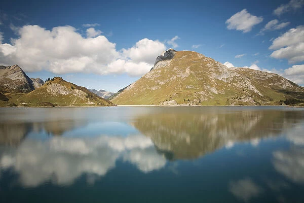 Spullersee reservoir in Vorarlberg, Austria, Europe