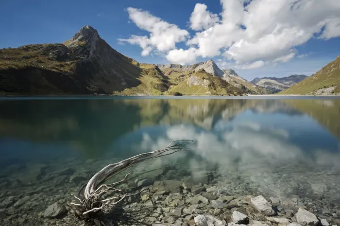 Framed Print : Spullersee reservoir, Vorarlberg, Austria, Europe Framed Print : Spullersee reservoir, Vorarlberg, Austria, Europe