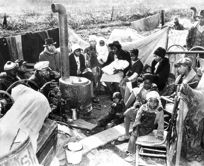 Framed Print : Squatter Camp Of Sharecroppers Framed Print : Squatter Camp Of Sharecroppers
