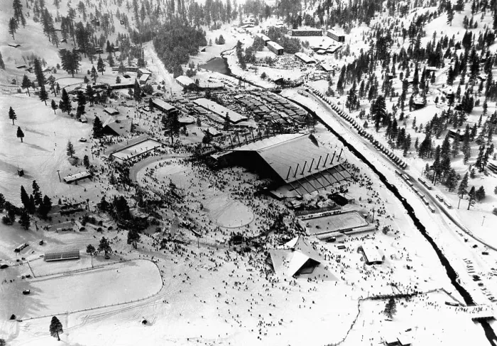 Framed Print : Squaw Valley Olympic Village Framed Print : Squaw Valley Olympic Village