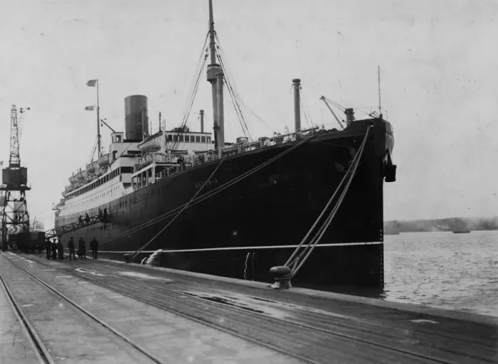 Framed Print : SS Ascania