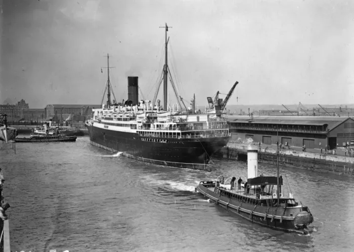 Framed Print : SS Laconia Framed Print : SS Laconia