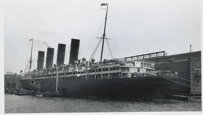 Framed Print : SS Lusitania Framed Print : SS Lusitania