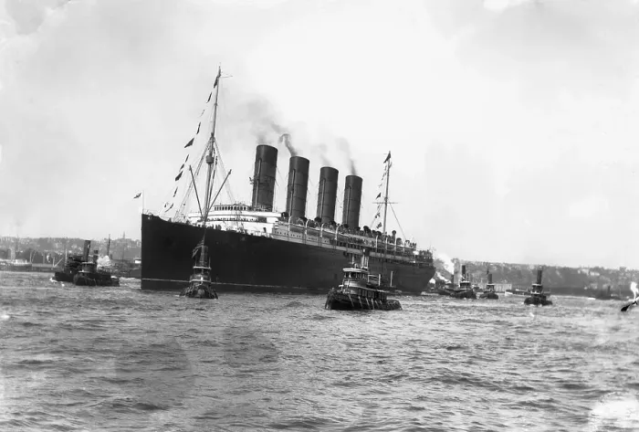 Framed Print : SS Lusitania Framed Print : SS Lusitania