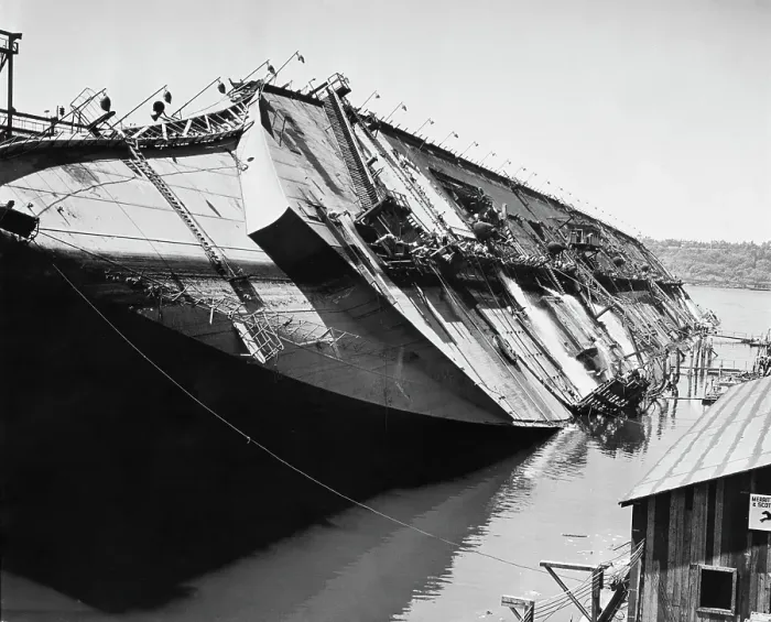 Framed Print : SS Normandie
