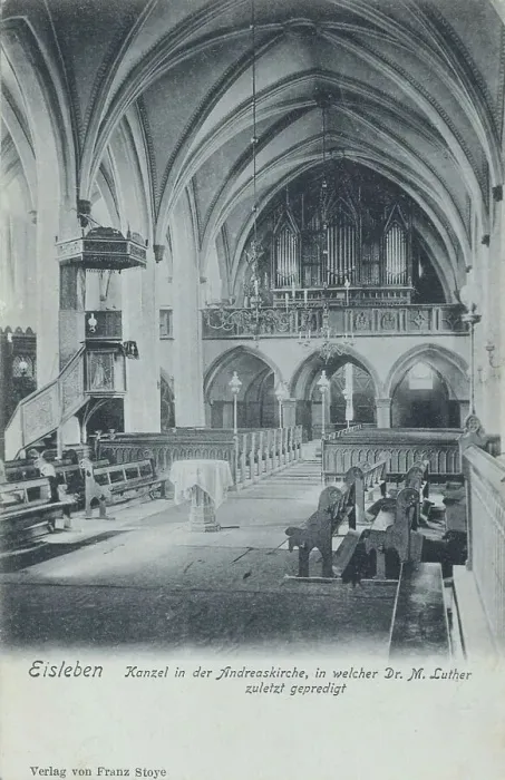 Framed Print : St. Andrew's Church, pulpit, Eisleben, Mansfeld-Suedharz county, Saxony-Anhalt, Germany, view from around 1910, digital reproduction of a historical postcard, from that time, exact date unknown Framed Print : St. Andrew's Church, pulpit, Eisleben, Mansfeld-Suedharz county, Saxony-Anhalt, Germany, view from around 1910, digital reproduction of a historical postcard, from that time, exact date unknown