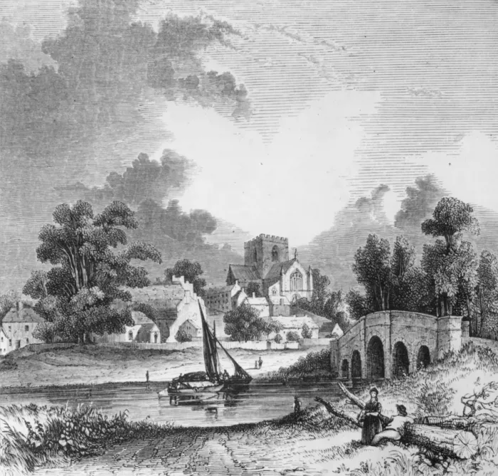 Framed Print : St Asaph. St. Asaph, Flintshire, Wales, circa 1700. (Photo by Hulton Archive / Getty Images) Framed Print : St Asaph. St. Asaph, Flintshire, Wales, circa 1700. (Photo by Hulton Archive / Getty Images)
