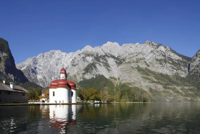 Framed Print : St. Bartholomae pilgrimage church, Lake Koenigssee, Mt. Watzmann, Nationalpark Berchtesgaden national park, Berchtesgadener Land, Upper Bavaria, Bavaria, Germany, Europe Framed Print : St. Bartholomae pilgrimage church, Lake Koenigssee, Mt. Watzmann, Nationalpark Berchtesgaden national park, Berchtesgadener Land, Upper Bavaria, Bavaria, Germany, Europe