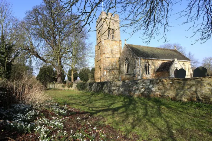 Framed Print : St Botolphs Parish Church, Stoke Albany village Framed Print : St Botolphs Parish Church, Stoke Albany village