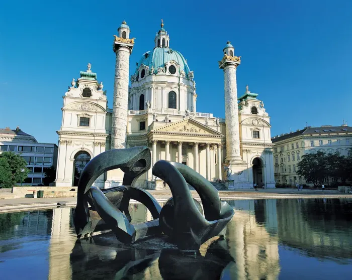 Framed Print : St Charles Church, Vienna, Austria Framed Print : St Charles Church, Vienna, Austria